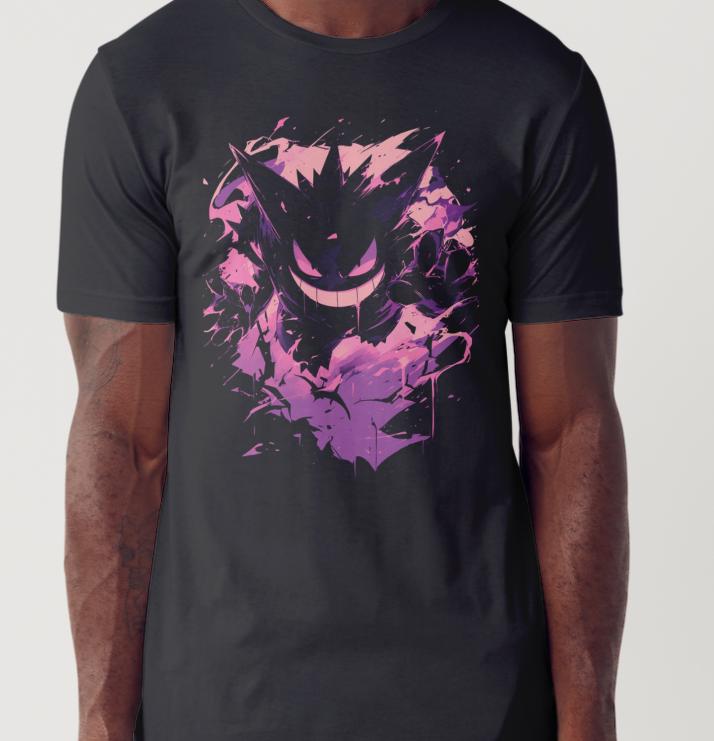 Pokemon Gengar Themed Custom Printed Hoodies (Size Available S - 4XL)