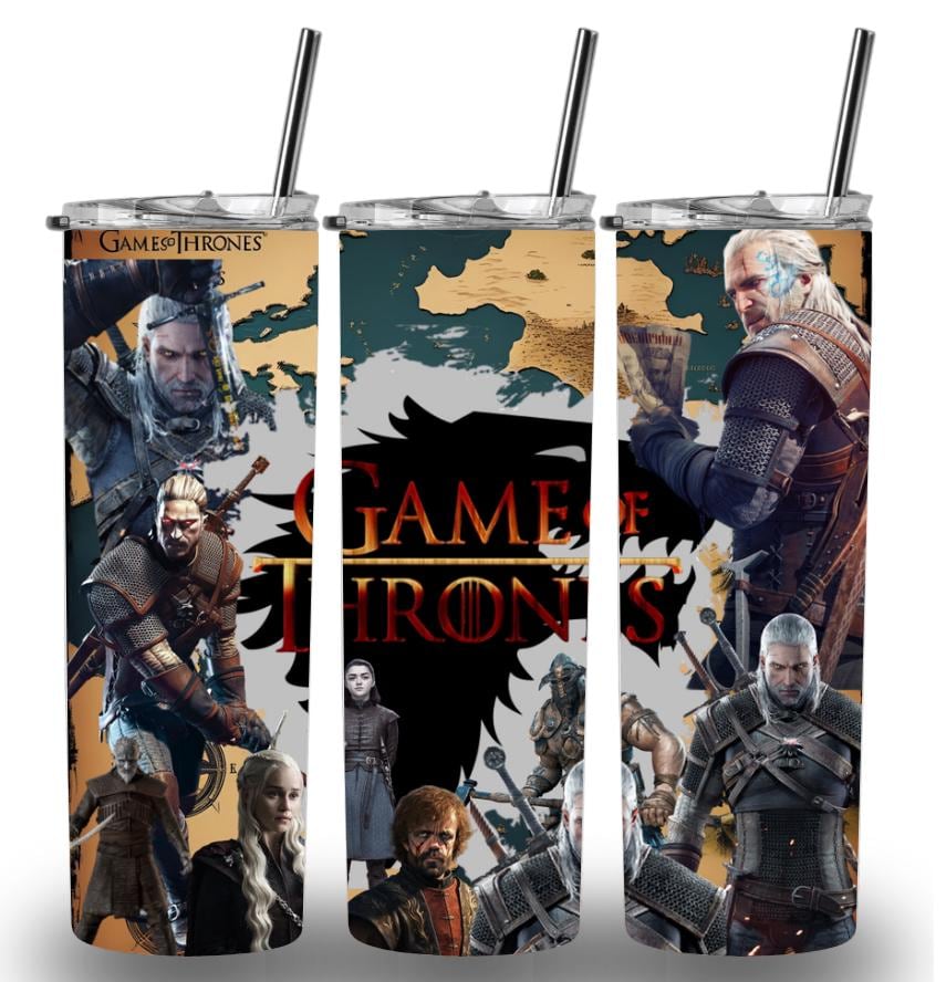 Game Of Thrones 20oz Custom Printed Tumbler