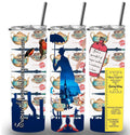 Mary Poppins Themed 20oz Custom Printed Tumbler