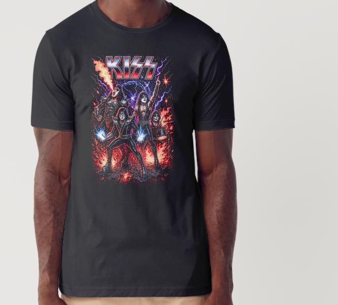 Rock Bands Custom Printed T-shirt (Size Available XS - 4XL)