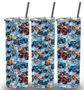 Monster Trucks 20oz Custom Printed Tumbler