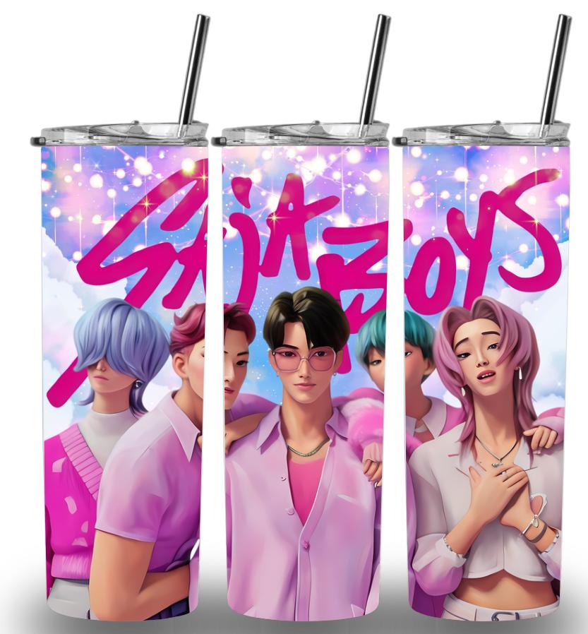 K-Pop Saja Boys Demon Hunters  Music 20oz Custom Printed Tumbler