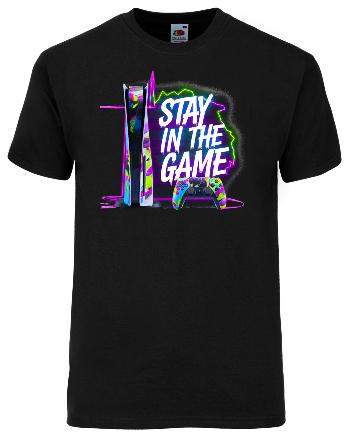 PS5 Themed Custom Printed T-shirt (Size Available XS - 4XL)