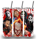 Horror characters large print 20oz Custom Printed Tumbler