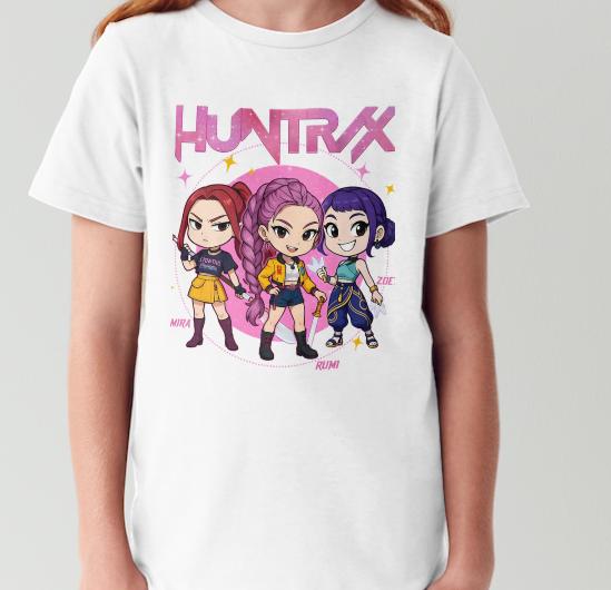 Kpop Themed Custom Printed T-shirt (Sizes: 3-15)