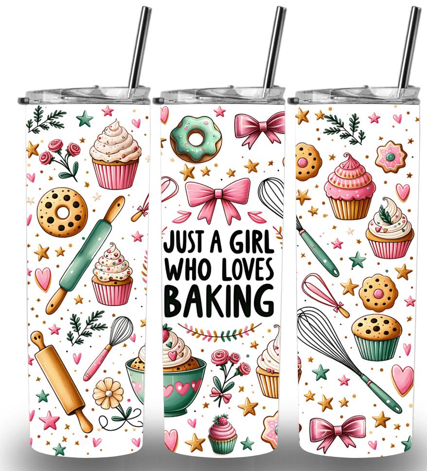Baking Themed 20oz Custom Printed Tumbler