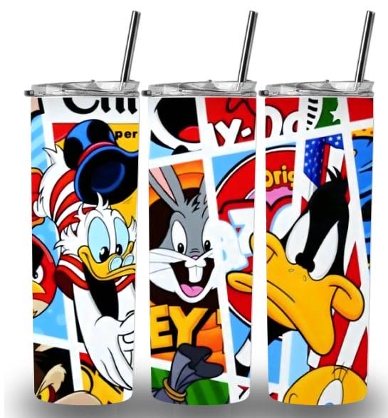 Looney tunes 20oz Custom Printed Tumbler