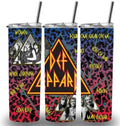 Def leppard music rock n roll 20oz Custom Printed Tumbler