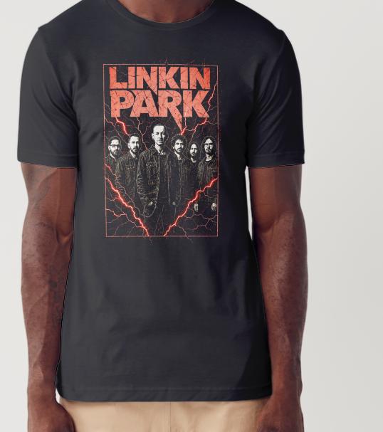 Linkin Park Rock Bands Custom Printed T-shirt (Size Available XS - 4XL)