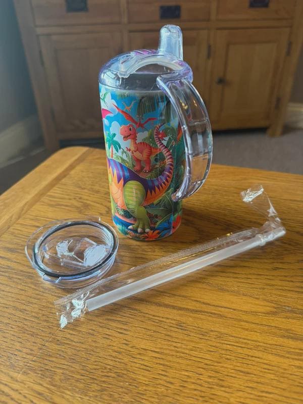 Dinosaurs Themed 12oz Printed Sippy / Training Cup