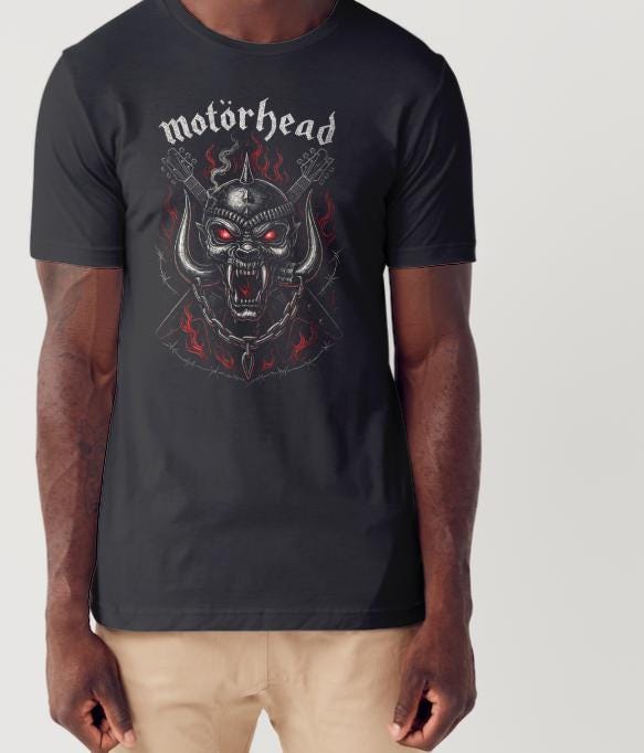 Motörhead Rock Bands Custom Printed T-shirt (Size Available XS - 4XL)