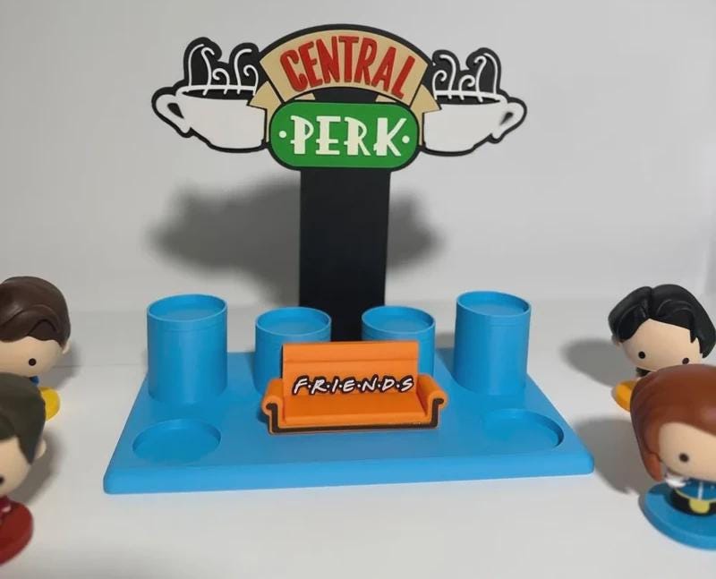 Friends McDonald Figures Stand 3D Printed