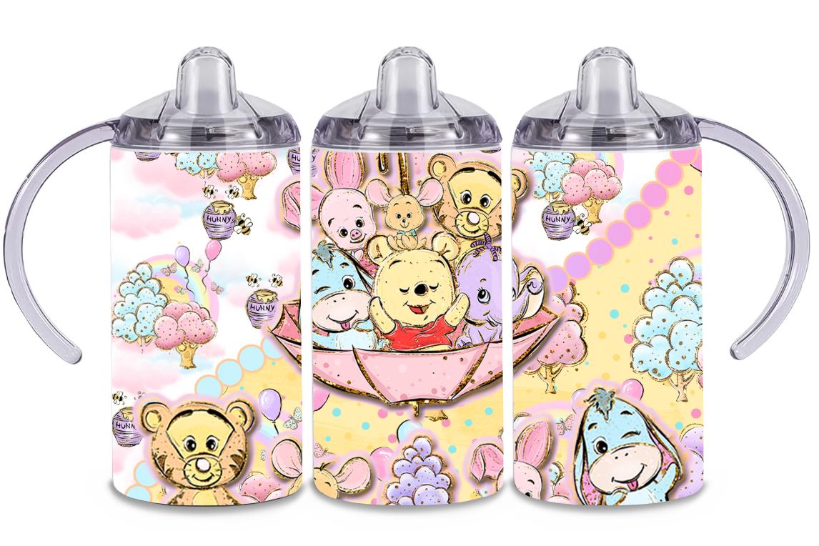 Winnie The Pooh Themed 12oz Printed Sippy / Training Cup