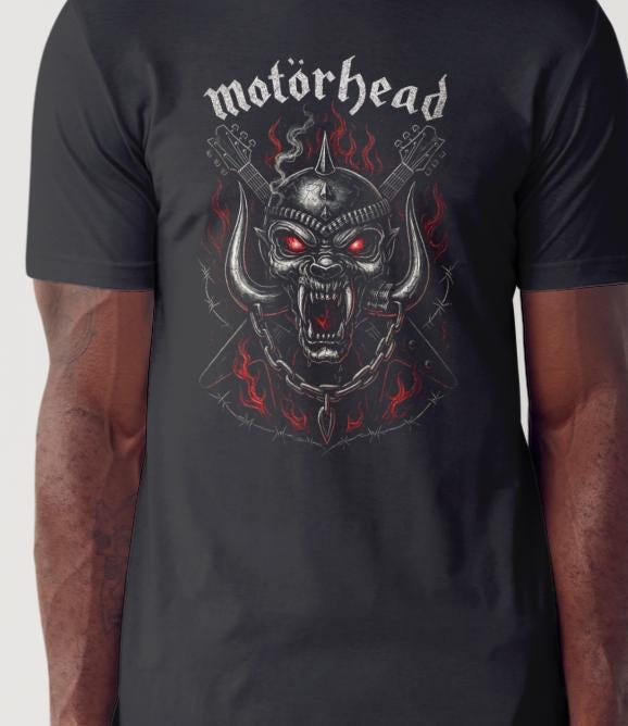 Motörhead Rock Bands Custom Printed T-shirt (Size Available XS - 4XL)