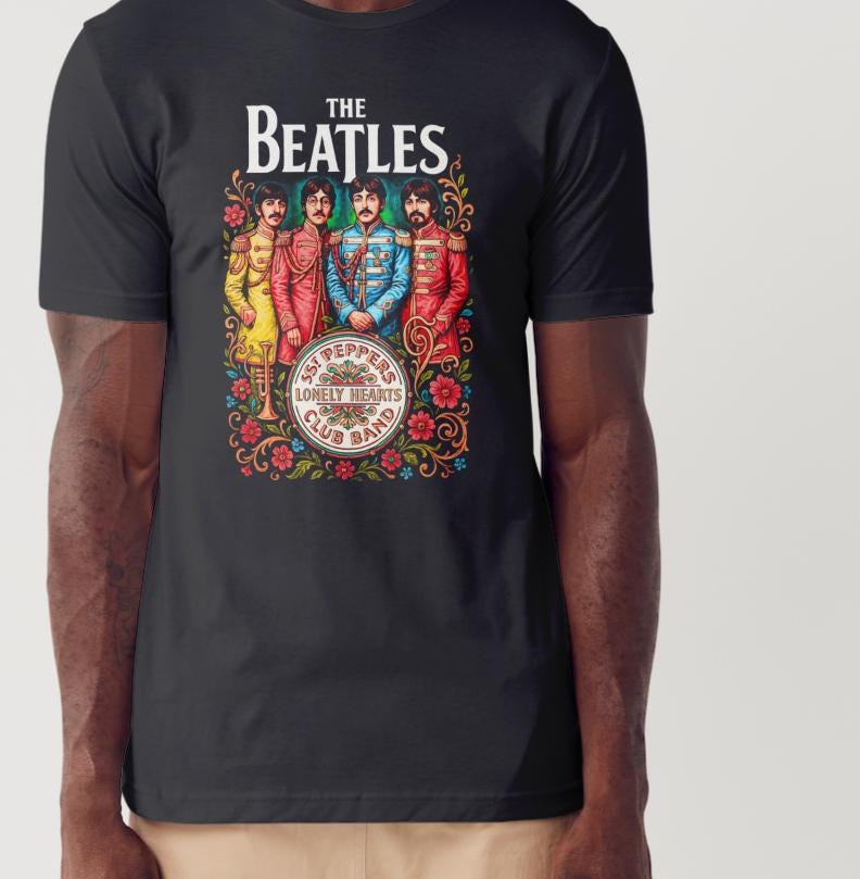 Beatles Rock Bands Custom Printed T-shirt (Size Available XS - 4XL)