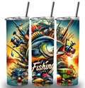 Fishing Themed 20oz Custom Printed Tumbler