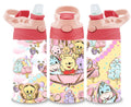 Winnie The Pooh Themed 12oz Printed Childrens Tumbler Cup With Silcone Sprout Sport Lid