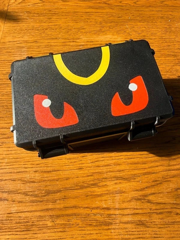 Pokemon TCG Eevee Evolutions Umbreon Toploader (50s) Storage Box