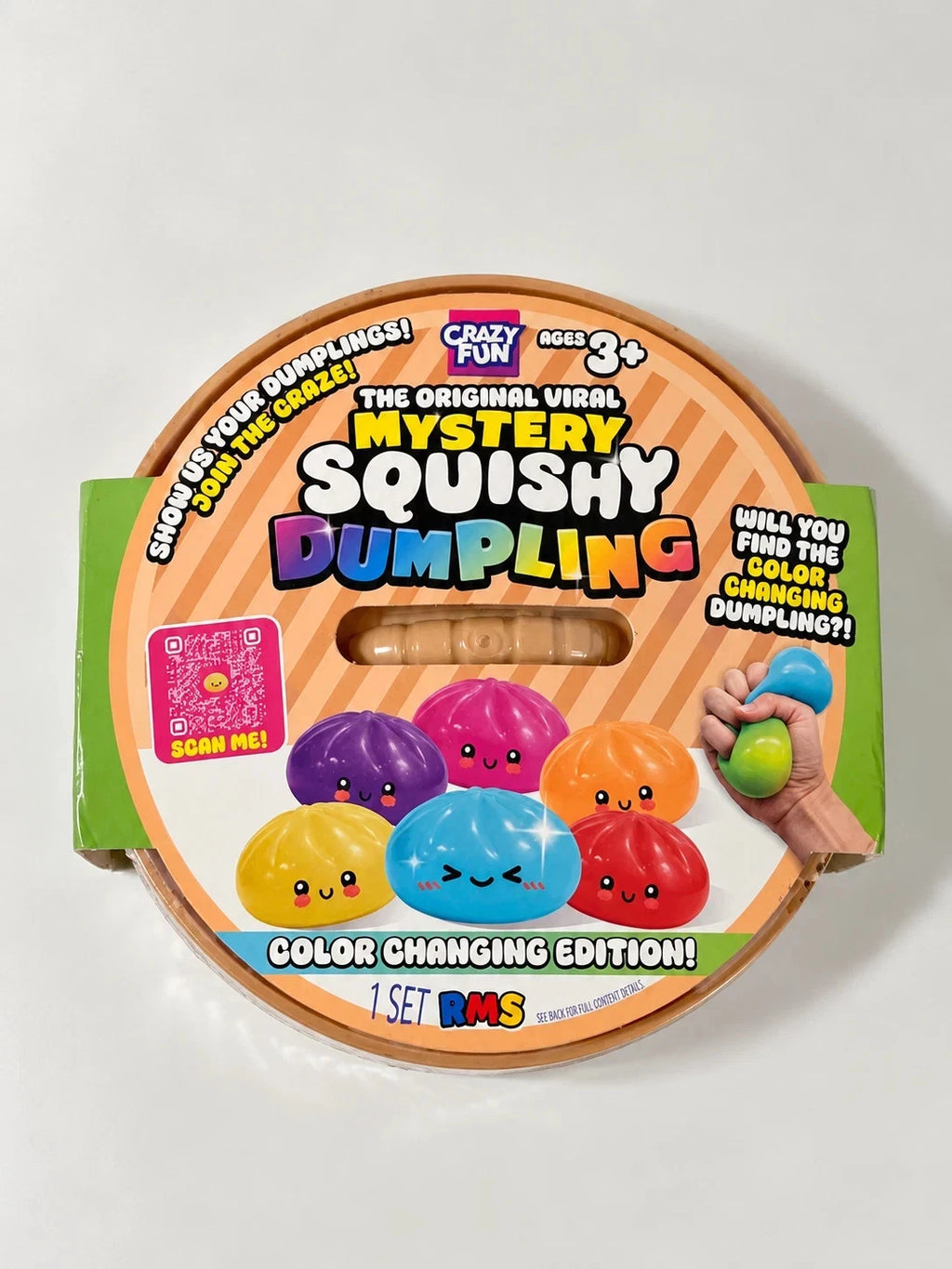 RMS Crazy Fun Mystery Squishy Dumpling Color Changing Editio