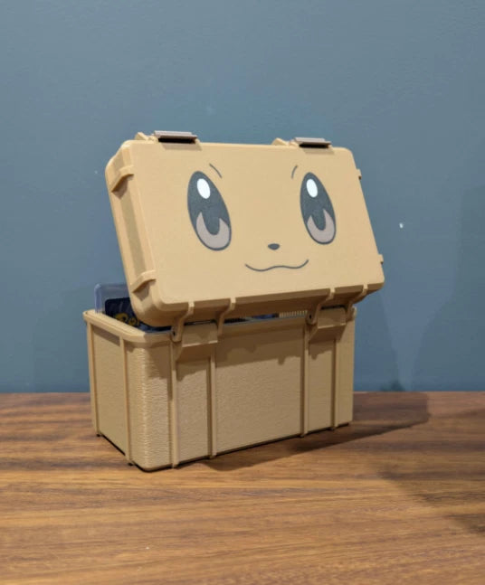 Pokemon Eevee TCG Toploader (50s)Storage Box