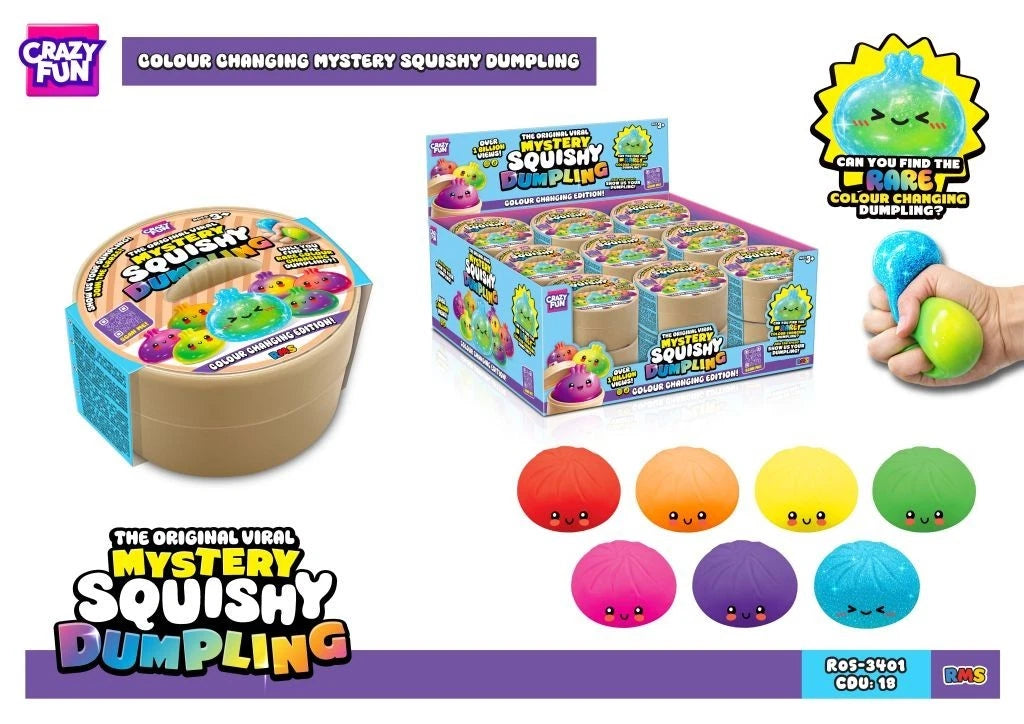 RMS Crazy Fun Mystery Squishy Dumpling Color Changing Editio