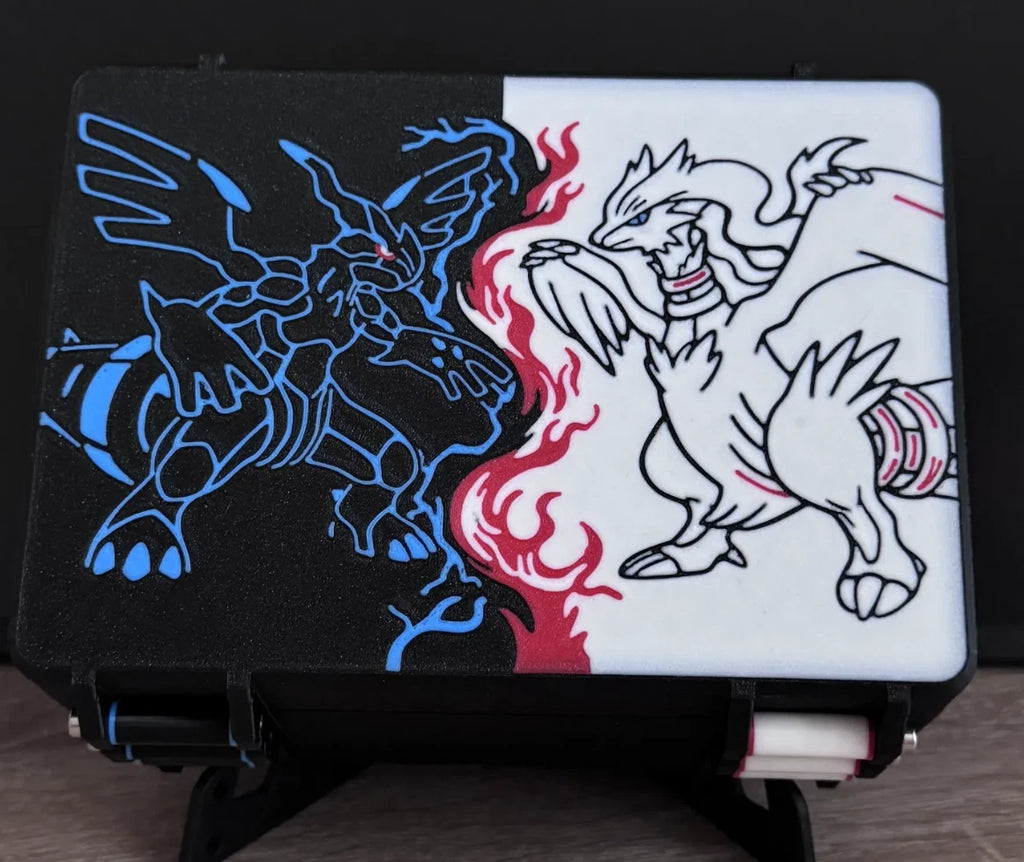 Zekrom and Reshiram Toploader Rugged Box upto 100 cards