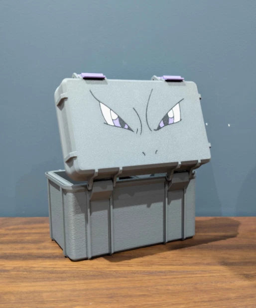 Pokemon Mewtwo TCG Toploader (50s)Storage Box